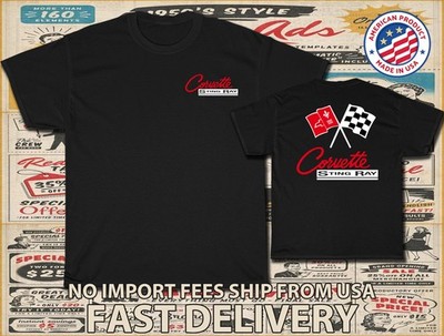 New Tee Shirt Corvette StingRay Logo Men's T-Shirt American T-Shirt