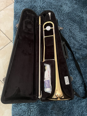 Yamaha YSL-354 Tenorposaune Messing Hochglanz 8'' inkl. Koffer & Mundstück, 