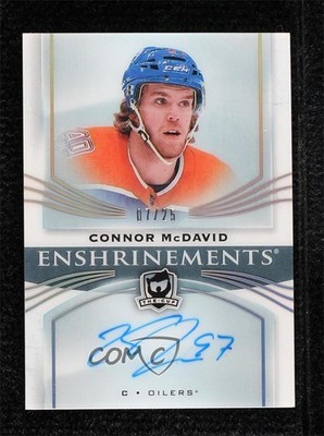 2018-19 Upper Deck The Cup Enshrinements 7/25 Connor McDavid #E-CM Auto 0ll