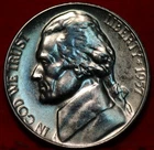 Uncirculated Proof 1957 Philadelphia Mint Jefferson Nickel Not Silver
