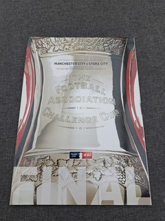 FA CUP FINAL 2011 MANCHESTER CITY v STOKE CITY PROGRAMME & TICKET IMMACULATE