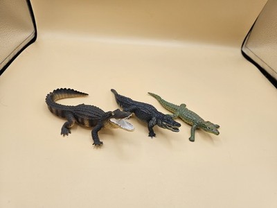 Alligator and Crocodile Reptile Animal Toy Figure Lot - Safari, ToyMany, and AAA