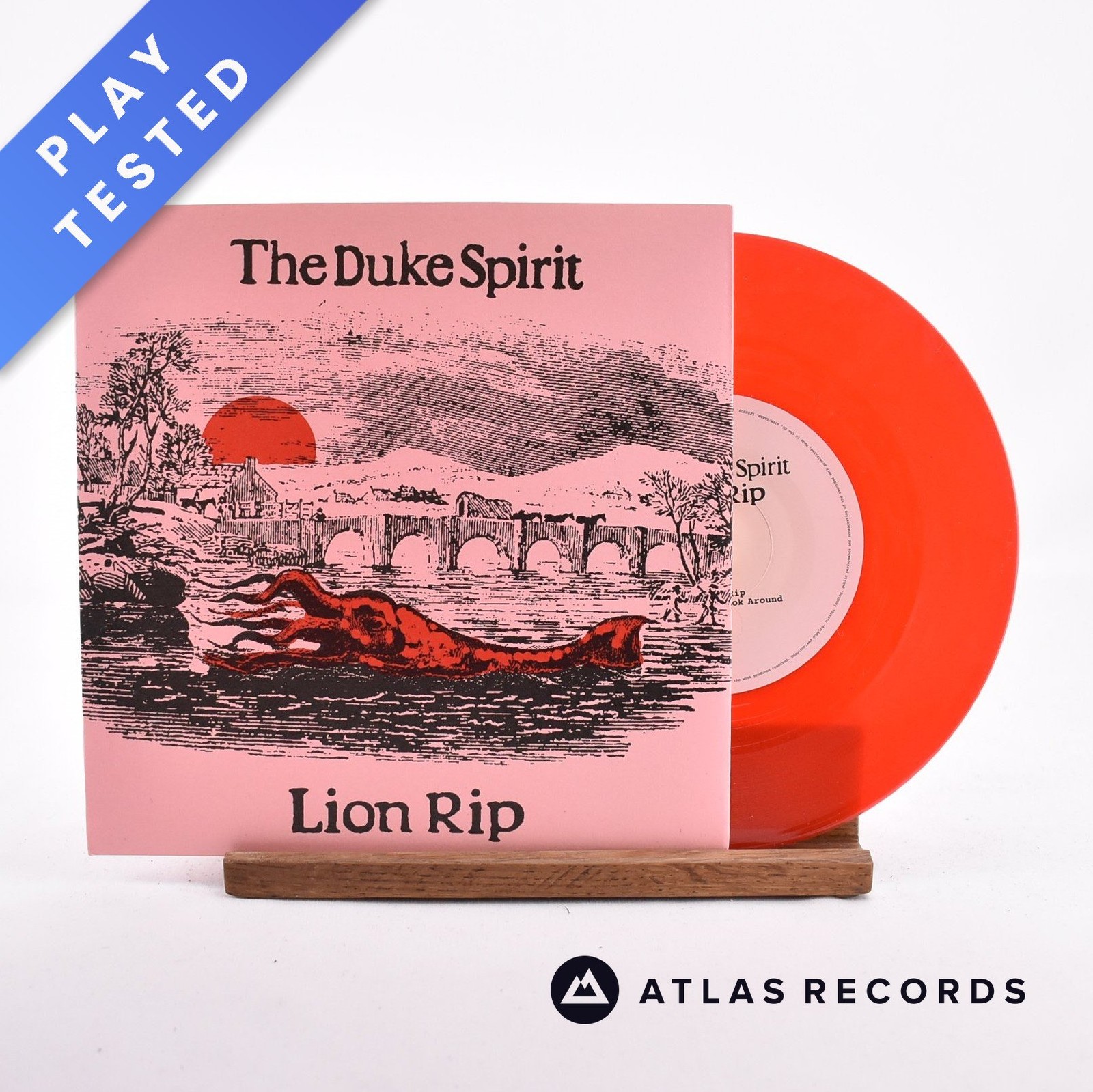 The Duke Spirit - Lion Rip - Red 7"" Vinyl Record - NM/NM