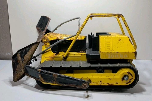 ✨VINTAGE✨ 1974/75 Mighty Tonka Dozer Bulldozer T-9? FOR PARTS OR REPAIR