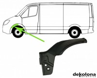 Radhaus Reparaturblech FüR Ford Transit Bus Kasten Links Vorne 91-94