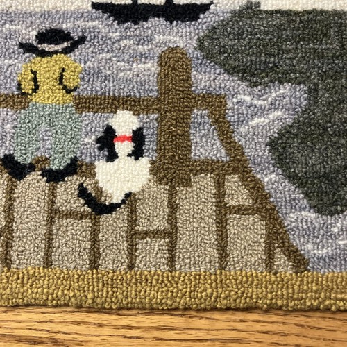 3 Cheticamp Flora's Hand Hooked Wall Hanging Lighthouse 100% Wool Rugs PLUS Book - Picture 7 of 24