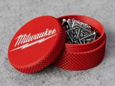 Milwaukee Container – Threaded Screw & Parts Storage Box 3D Printed for Tools