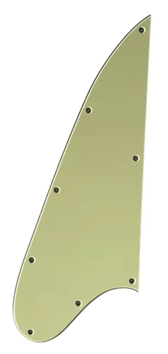 Guitar Parts Pickguard For Gibson Firebird Blank Guitar-3-Ply-VINTAGE GREEN