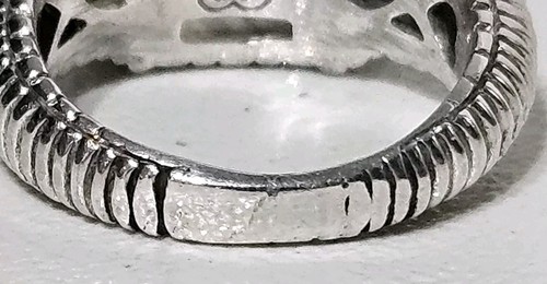 Vintage Judith Ripka 18K Gold Sterling Diamant Prasiolith 5,25 Ring 8,9 Gramm - Bild 17 von 19