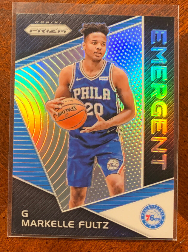 2017-18 Markelle Fultz Prizm Silver Emergent RC ROOKIE Refractor #EM-MAR