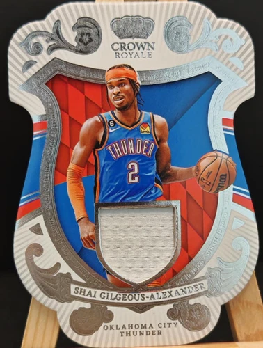 Shai Gilgeous-Alexander 2023-24 Panini Crown Royale Coat of Arms Game Worn Patch
