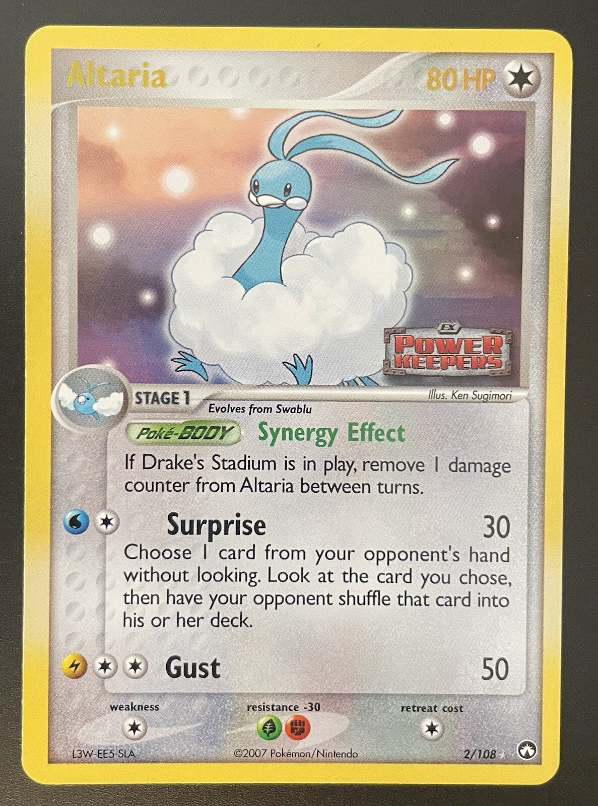 NM- Altaria 2/108 2007 Power Keepers Reverse Holofoil Pokemon TCG Collectible