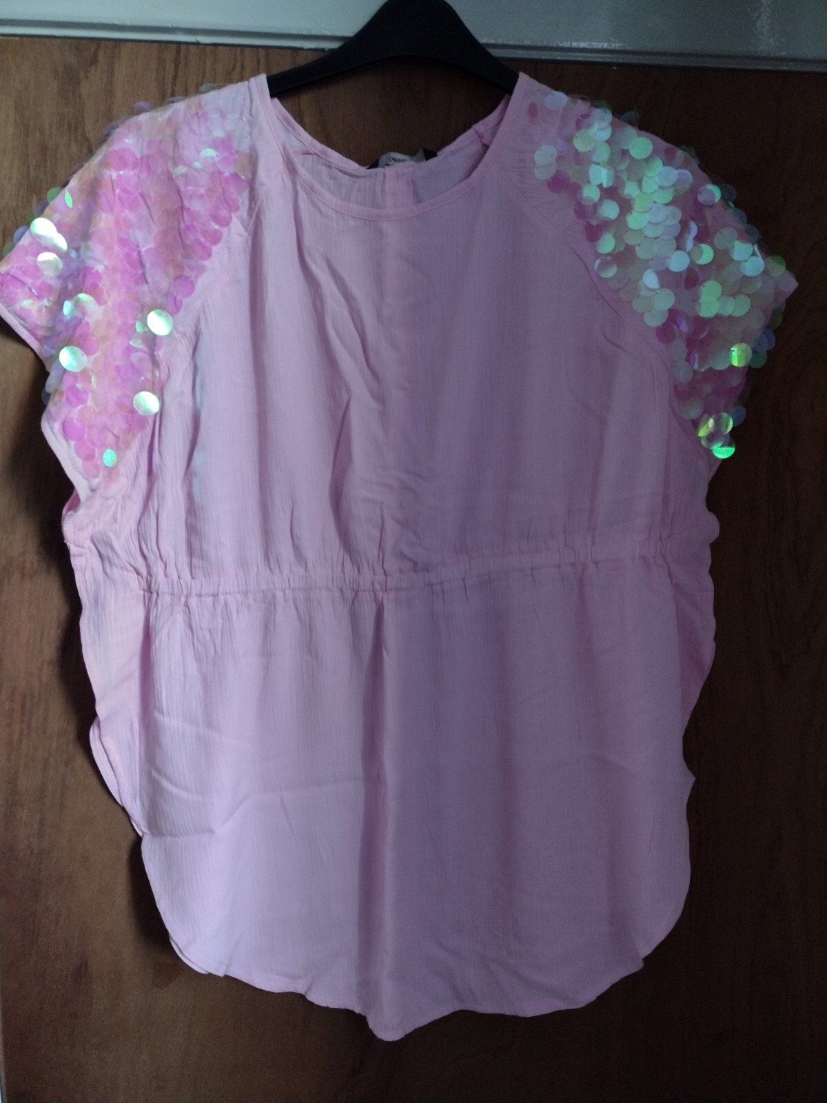 Top de lentejuelas para damas George talla grande, nueva con etiquetas