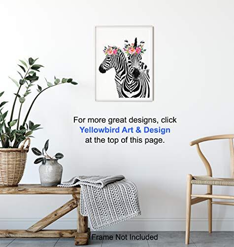 Zebra Wall Decor - Zebra Wall Art - Wall Decor for Women - Girls Room Wall - Picture 7 of 9