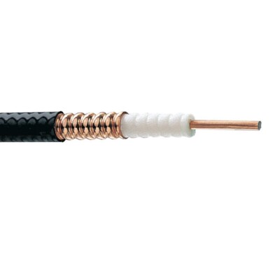 100' CommScope LDF2-50 3/8 inch Low Density Foam Coaxial Cable Black PE Jacket