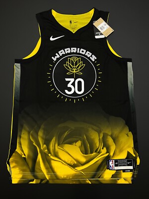 ウェア NBA golden state curry Stephen Curry Golden State Warriors City Edition Nike Authentic
