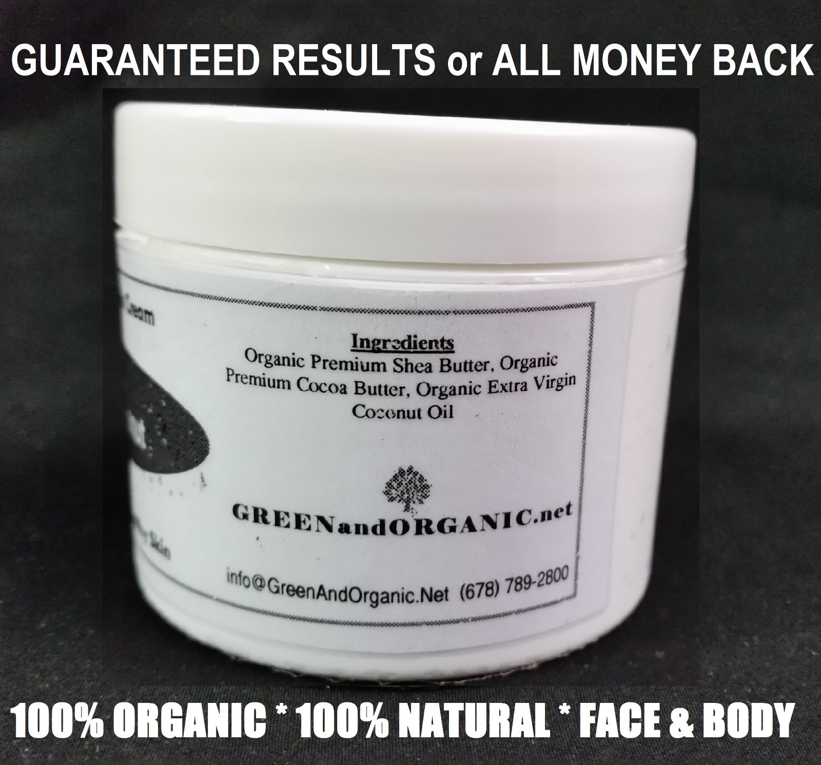 DermaWonder ULTIMATE CREAM for Dry Skin Organic NATURAL Face/Body Butter Eczema