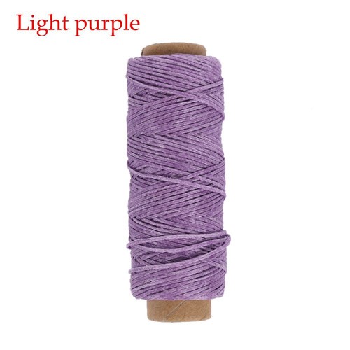 150D Hand Stitching Handicraft Flat Sewing Line Leather Waxed Thread Cord - Picture 20 of 21