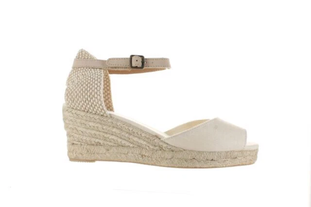 NEW Soludos Womens Open Toe Midwedge Blush Espadrilles Sandals