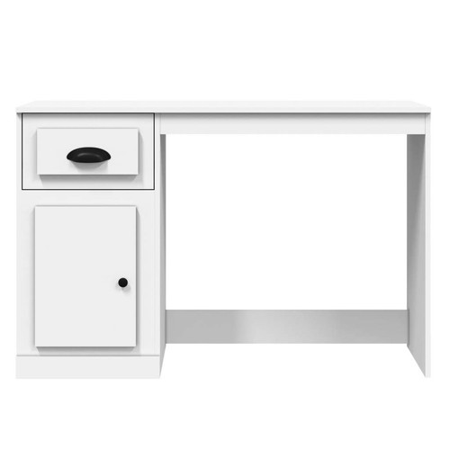 High Gloss Desk Office Computer Work Study Wooden Drawers Cabinet Student Table - Picture 6 of 11