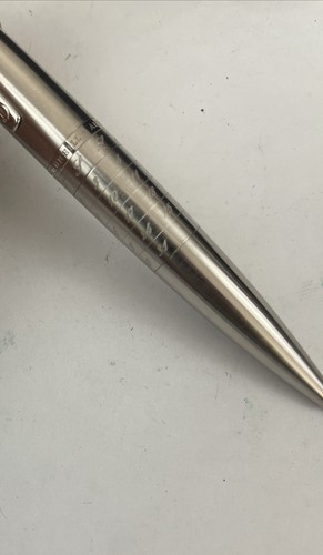 DUNHILL AD2000 Series Hairline Gold Ballpoint Pen with Box NY2994 - Picture 8 of 12