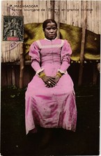 CPA AK Femme bourgane de lEmyrne en grande to...