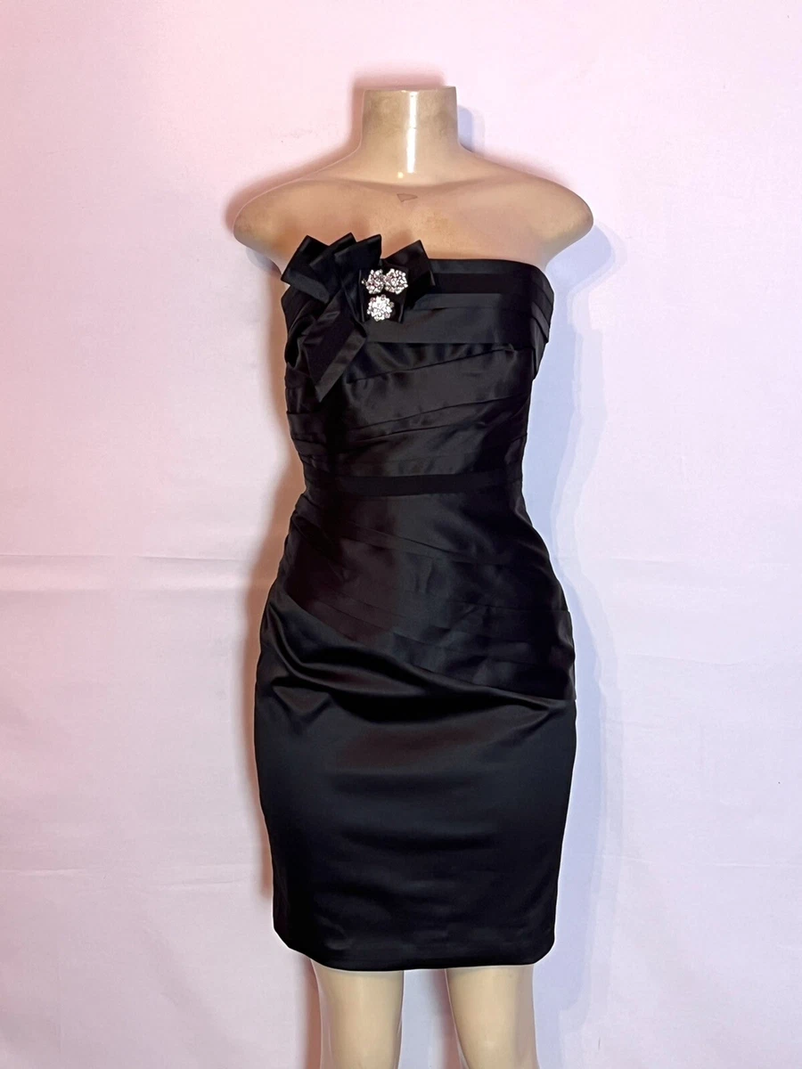 White house black market black store strapless dress