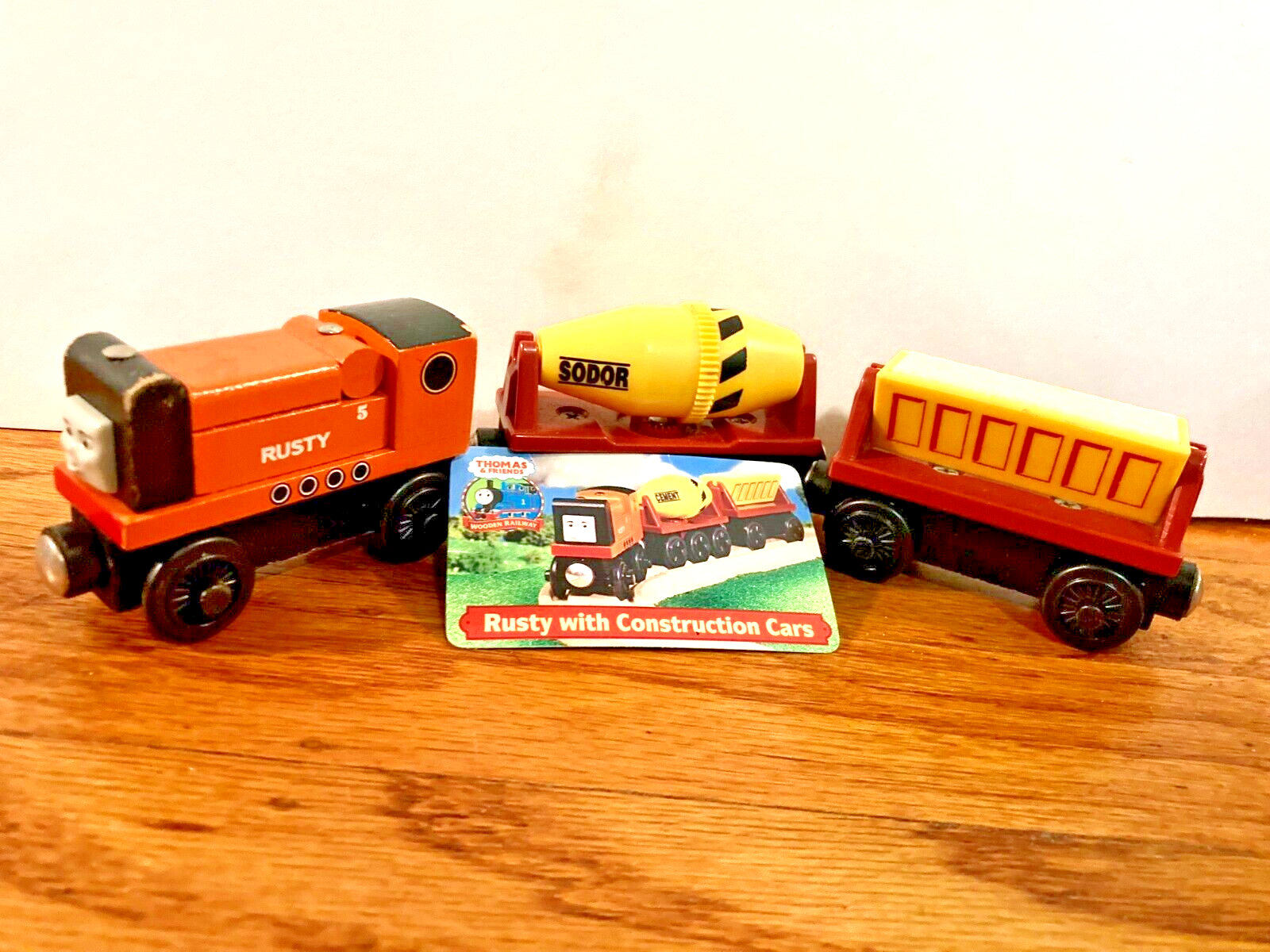 Thomas & Friends Learning Curve Rusty Construction Cars Toy  -image