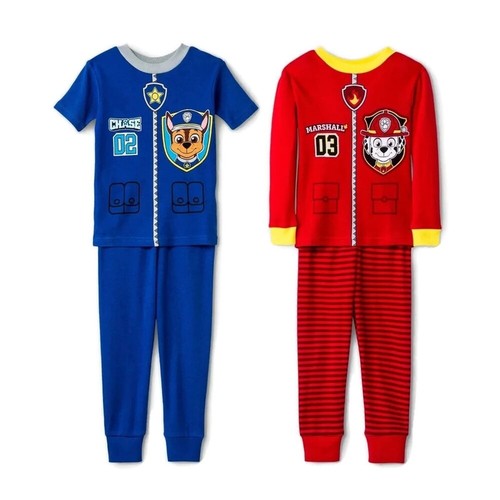 Paw Patrol Toddler Boy's Marshall and Chase Costume Style Pajama Sets - Picture 1 of 2