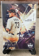 2022 Panini Diamond Kings Artist Proof #98 Reiss Knehr RC - San Diego Padres