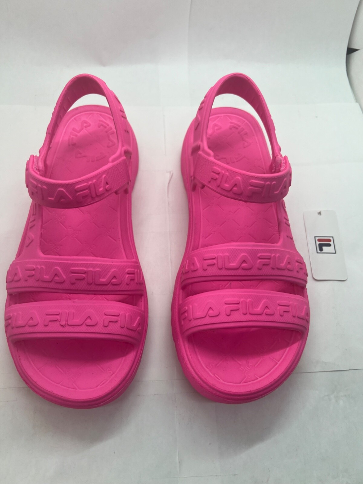 Sandali da donna Fila Sporty Alteration rosa cinturino in gomma taglia US 7