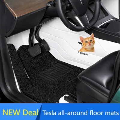 Car Floor Mats Custom Leather Carpet Solvent-free EPU NEW Set Foot Pad Protector
