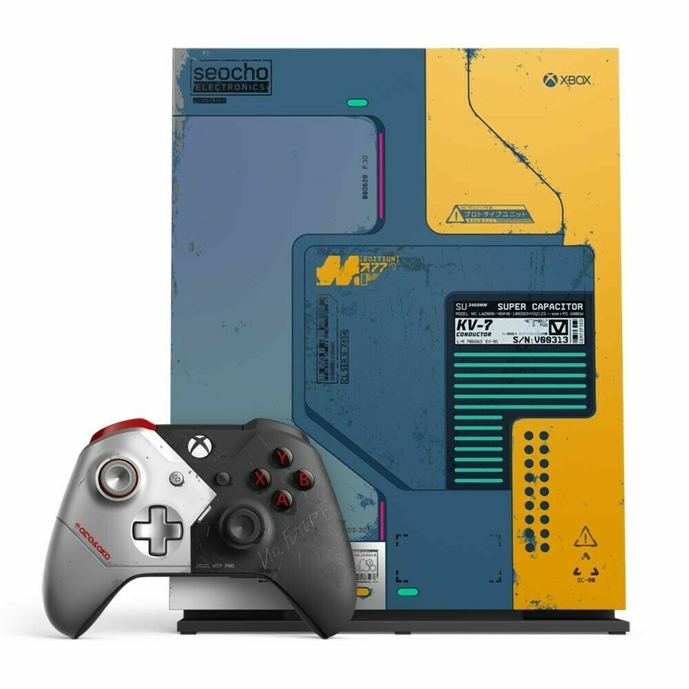 Microsoft xbox one x cyberpunk фото 11