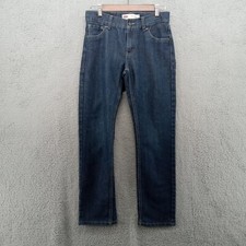 Levis 511 Jeans 16 Blue Indigo Mid Rise Slim Fit Denim Jeans Straight Leg Dark