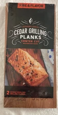 Fire and Flavor Cedar Grilling Planks Center Cut Western Red Cedar