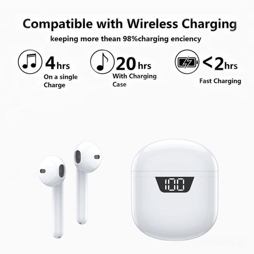 Wireless Hi-Fi Sound Bluetooth Earbuds Earphones Headset K2A3 Charge Case O C7H8 - Zdjęcie 15 z 26