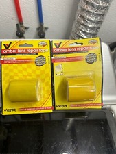 New 2-pack lot Victor 00309-8 Amber Lens Repair Tape 1.875  x 5  Automotive
