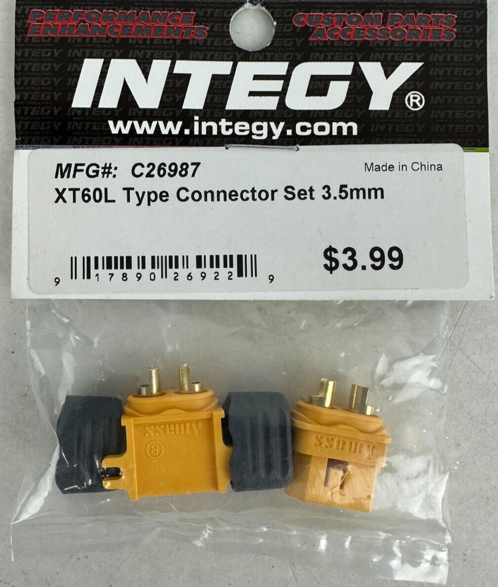RPZ RC12＋ INTEC CONNECTOR (Mサイズ)＋DLX 中古品 XT60L Connectors (One Male/One Female 3.5mm Plug) by Integy