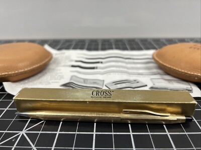 VTG Cross Mechanical Pencil 1/20 10K Gold Filled Made In USA w/ Box since 1846