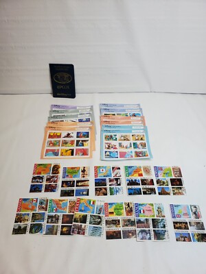 Epcot World Showcase Passport with Stickers Around the World Lot