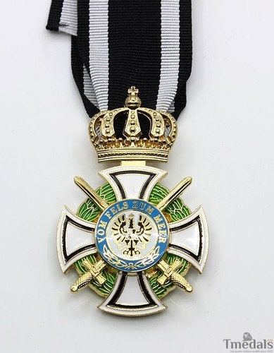 German Prussian Knight of House Order of Hohenzollern with Swords nice rare!