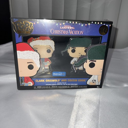 Funko Pop Christmas Vacation Pin Set Clark Griswold and Cousin Eddy Enamel - Picture 8 of 12