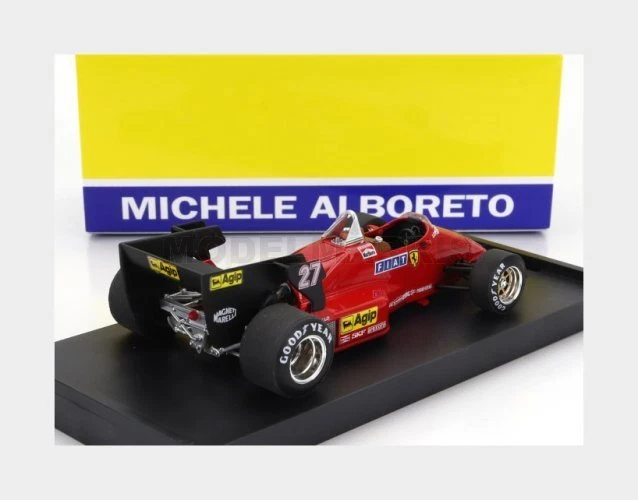 BRUMM R142-UPD FERRARI - F1 126C4 N 27 WINNER BELGIUM GP 1984 MICHELE ALBORETO - - Immagine 2 di 2