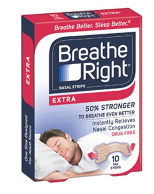 Breathe Right Nasal Strips EXTRA 132 Total TAN strips Congestion Sleep Snoring eBay