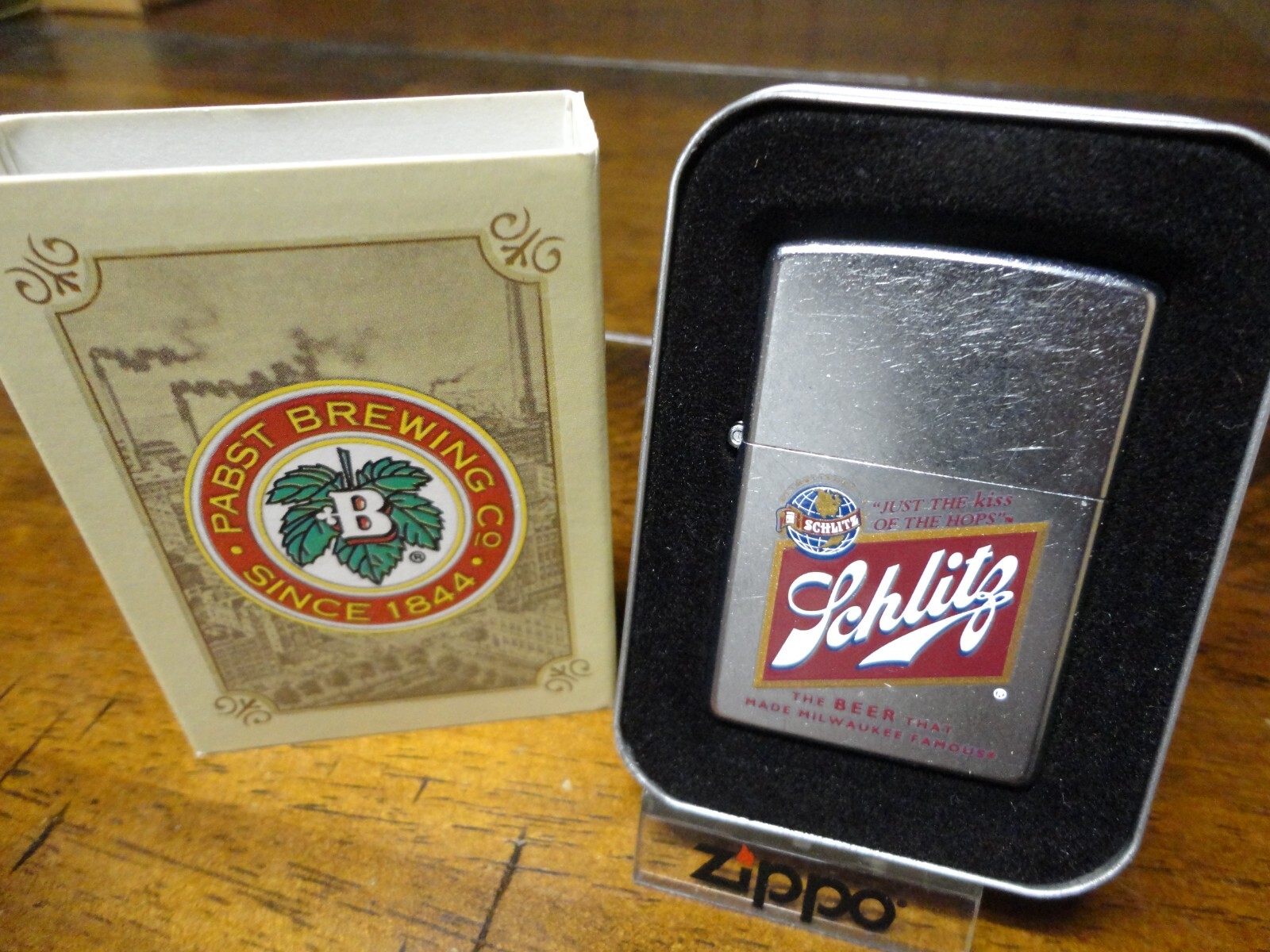 SCHLITZ BEER ZIPPO LIGHTER MINT IN BOX 2007 eBay