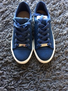 carvela blue trainers