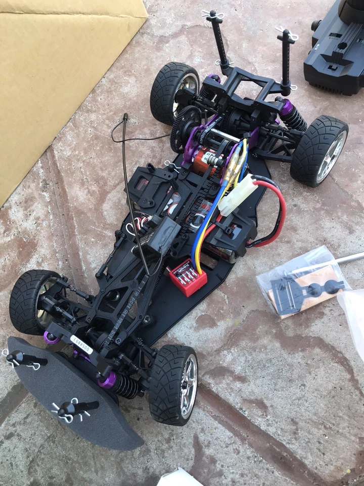 Vintage NOS hpi Racing 4wd Sprint 2 RC Mini Truck Box AWD Remote Control Pick Up - Image 4 of 4