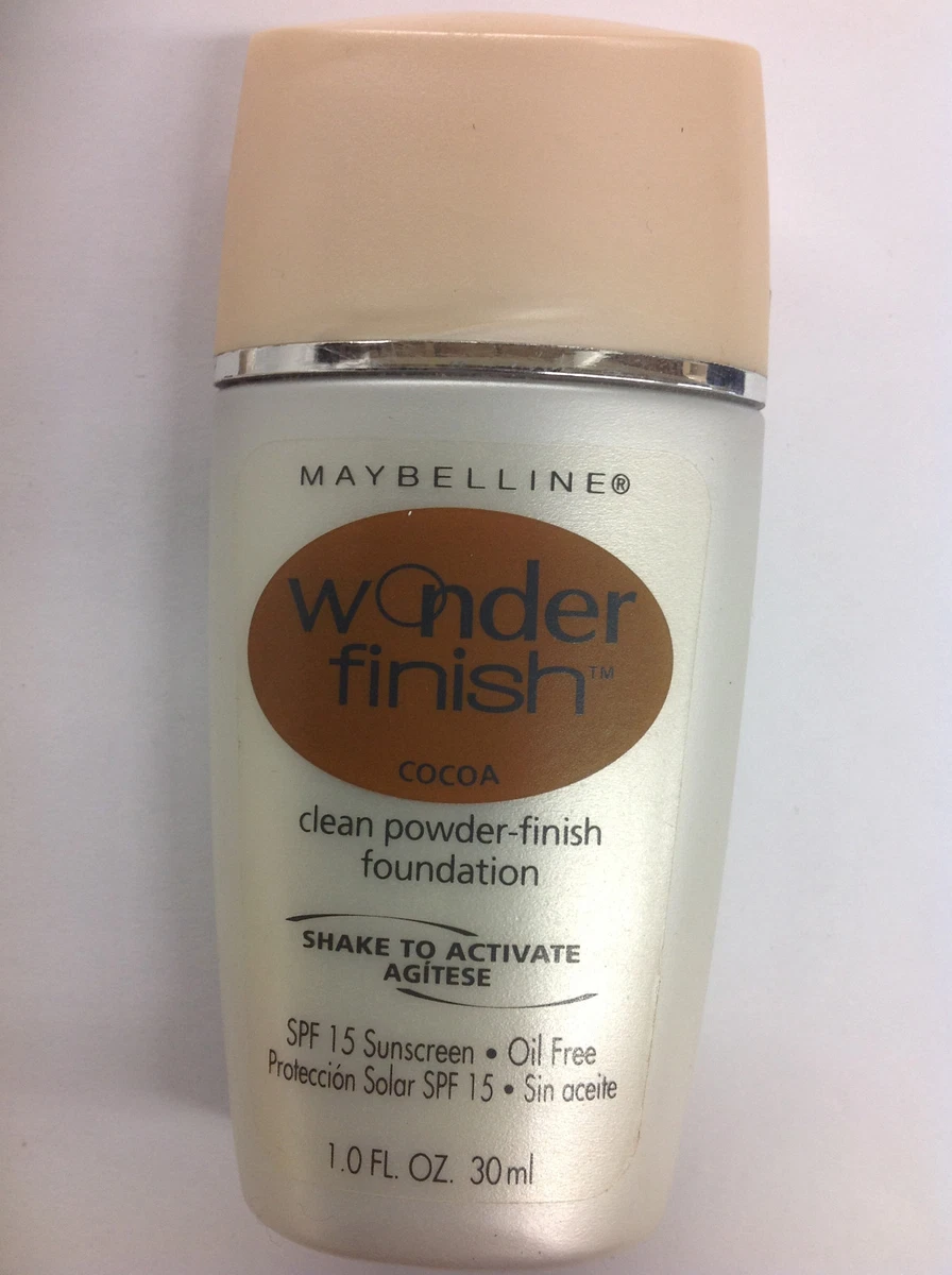 Maybelline Wonder Finish Liquid to Powder Foundation COCOA NEW