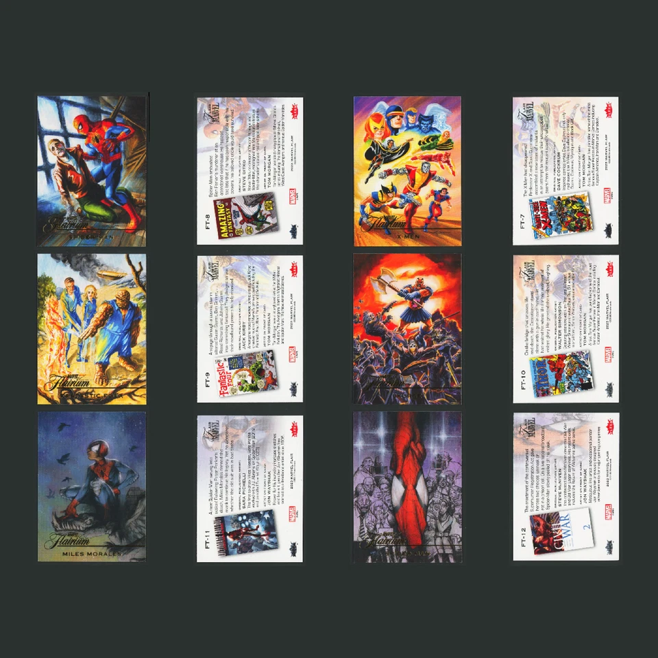 Juego completo Marvel Flair Flairium 2023 1-60 niveles 1-6 60 cartas Spider-man Venom Foto 4 de 4