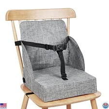 HOSEASCA Portable Toddler Booster Seat - Lightweight Travel High Chair with